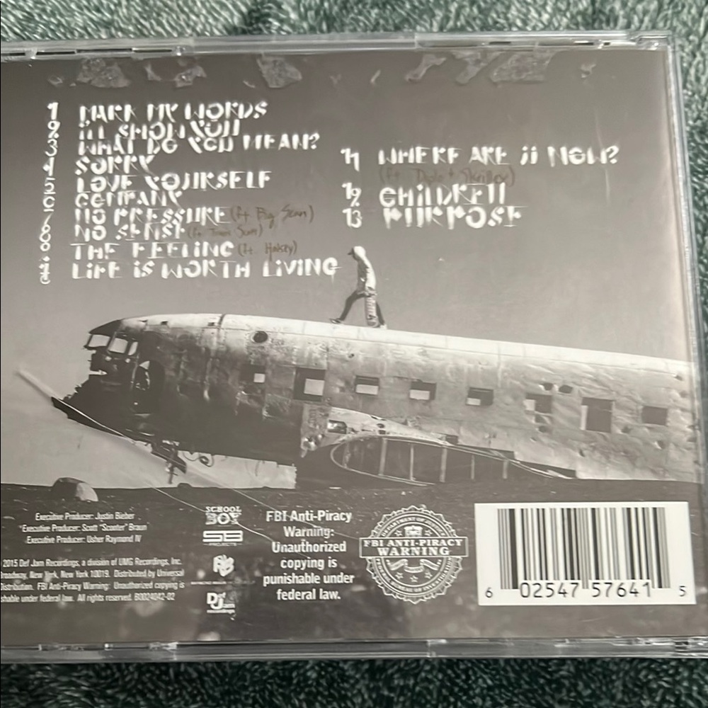 Justin Bieber Purpose CD - Picture 2 of 3